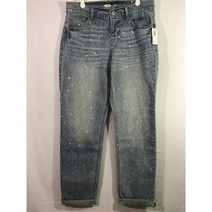 NWT Old Navy Light Wash Boyfriend Jeans